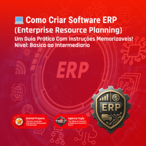 Ebook - 💻Como Criar Softwares ERP  (Enterprise Resource Planning)